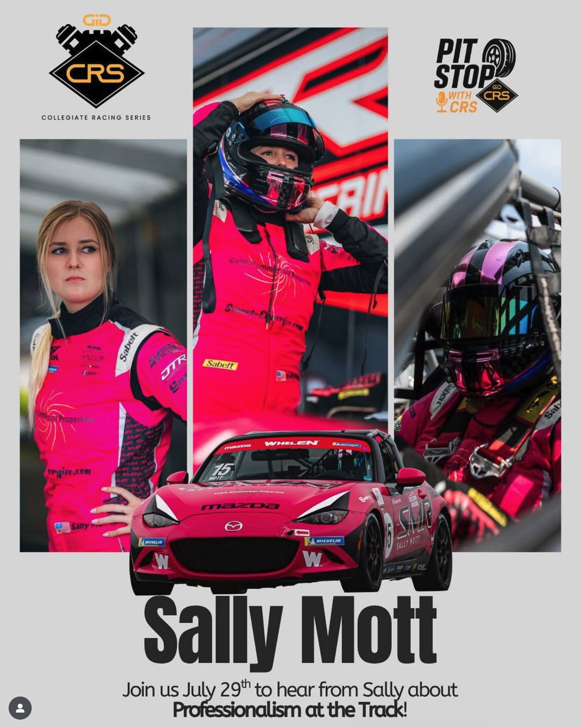 Pit Stop with CRS - Sally Mott Pro Driver