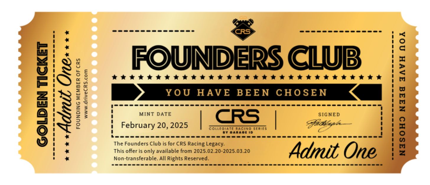 Collegiate Racing Series Discovery Call TODAY!